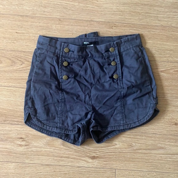 BDG Buttoned High Waisted Sailor Shorts - Picture 2 of 6